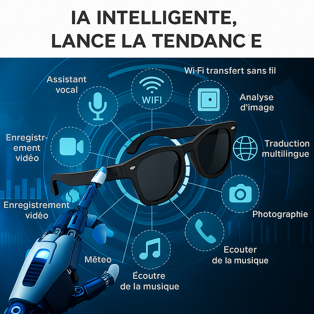 Lunettes connectées intelligentes